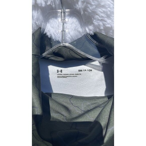 NWT Under Armour Womens Small Cold Weather Funnel Neck Shirt Green Long Sleeve - Picture 7 of 10